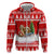 Beagle Dashing Dog Christmas Zip Hoodie Xmas Holiday Patterns - Wonder Print Shop