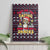 Beagle Dog They Know When You Have Snacks Christmas Canvas Wall Art Xmas Holiday Patterns - Wonder Print Shop