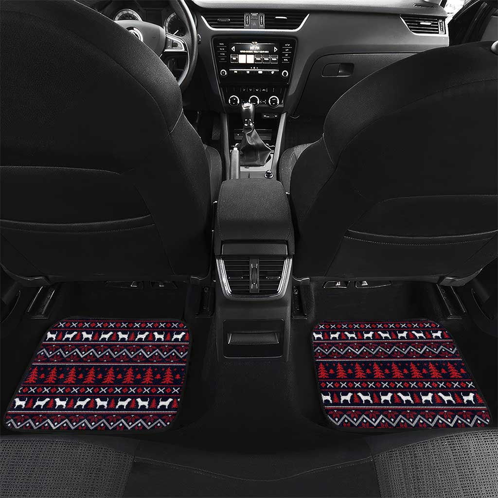 Beagle Dog They Know When You Have Snacks Christmas Car Mats Xmas Holiday Patterns - Wonder Print Shop