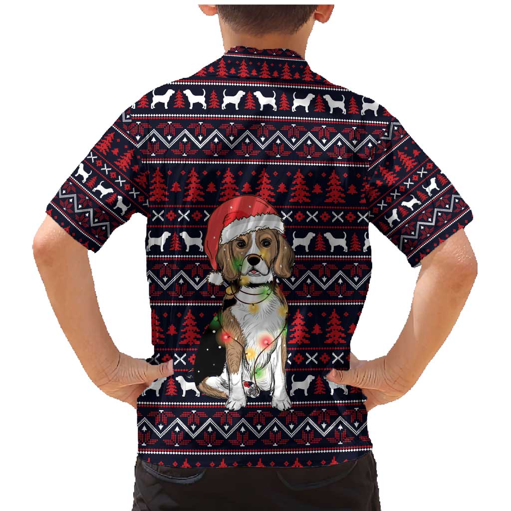 Beagle Dog They Know When You Have Snacks Christmas Family Matching Mermaid Dress and Hawaiian Shirt Xmas Holiday Patterns - Wonder Print Shop
