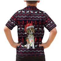 Beagle Dog They Know When You Have Snacks Christmas Family Matching Mermaid Dress and Hawaiian Shirt Xmas Holiday Patterns - Wonder Print Shop