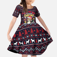 Beagle Dog They Know When You Have Snacks Christmas Family Matching Off Shoulder Maxi Dress and Hawaiian Shirt Xmas Holiday Patterns - Wonder Print Shop