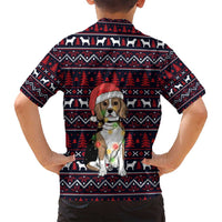 Beagle Dog They Know When You Have Snacks Christmas Family Matching Summer Maxi Dress and Hawaiian Shirt Xmas Holiday Patterns - Wonder Print Shop