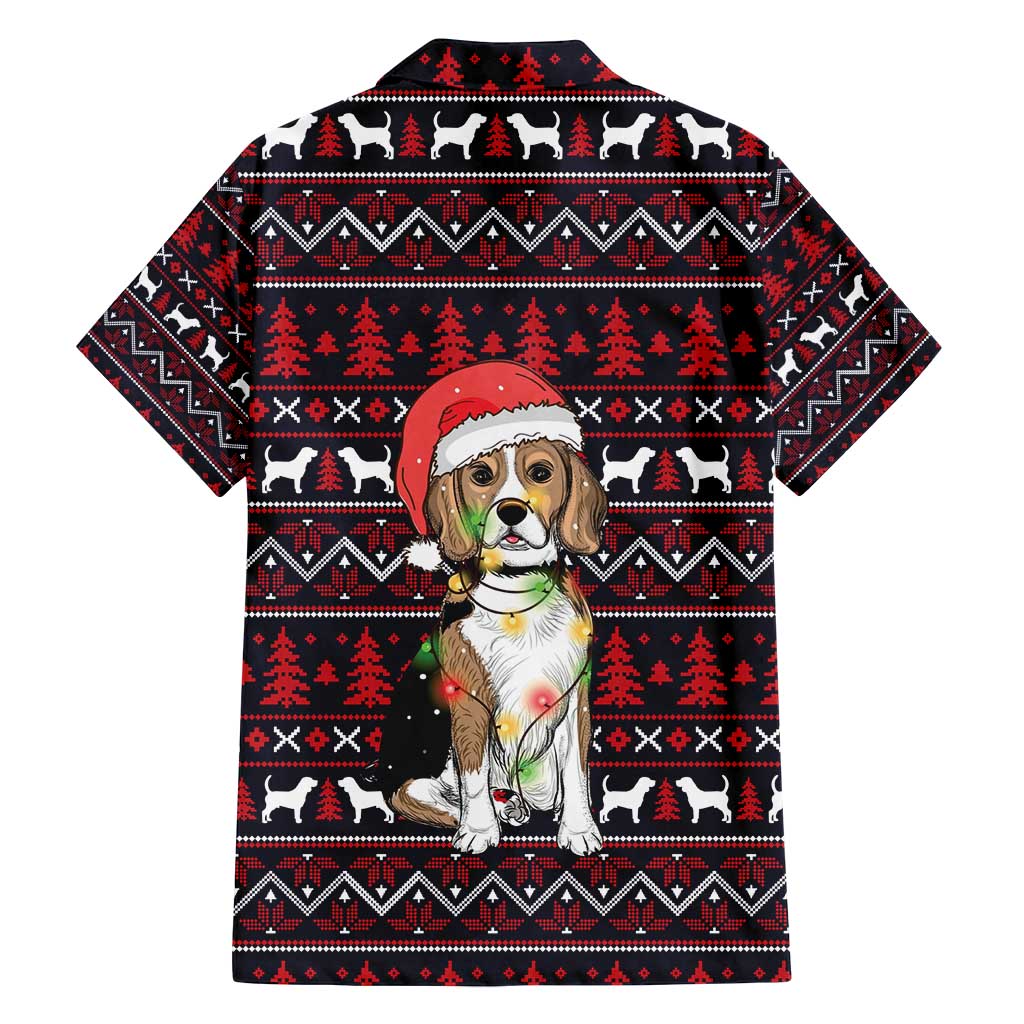 Beagle Dog They Know When You Have Snacks Christmas Family Matching Summer Maxi Dress and Hawaiian Shirt Xmas Holiday Patterns - Wonder Print Shop