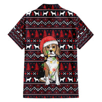 Beagle Dog They Know When You Have Snacks Christmas Family Matching Summer Maxi Dress and Hawaiian Shirt Xmas Holiday Patterns - Wonder Print Shop