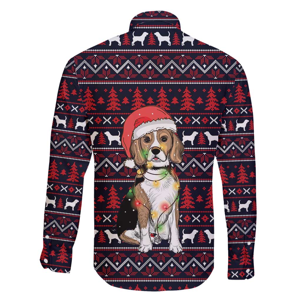 Beagle Dog They Know When You Have Snacks Christmas Family Matching Summer Maxi Dress and Hawaiian Shirt Xmas Holiday Patterns - Wonder Print Shop