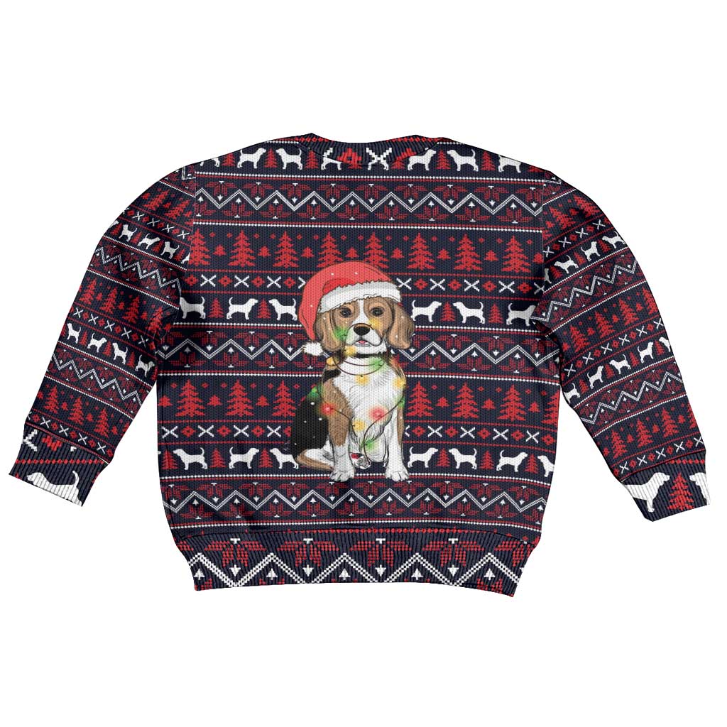 Beagle Dog They Know When You Have Snacks Christmas Kid Ugly Christmas Sweater Xmas Holiday Patterns - Wonder Print Shop