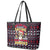 Beagle Dog They Know When You Have Snacks Christmas Leather Tote Bag Xmas Holiday Patterns - Wonder Print Shop