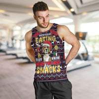 Beagle Dog They Know When You Have Snacks Christmas Men Tank Top Xmas Holiday Patterns - Wonder Print Shop