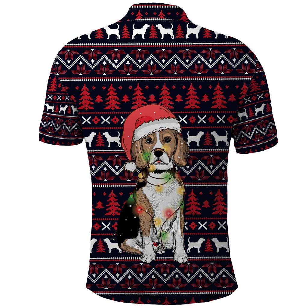 Beagle Dog They Know When You Have Snacks Christmas Polo Shirt Xmas Holiday Patterns - Wonder Print Shop