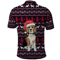Beagle Dog They Know When You Have Snacks Christmas Polo Shirt Xmas Holiday Patterns - Wonder Print Shop
