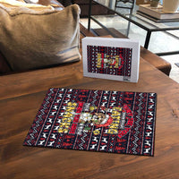 Beagle Dog They Know When You Have Snacks Christmas Puzzle Xmas Holiday Patterns - Wonder Print Shop