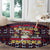 Beagle Dog They Know When You Have Snacks Christmas Round Carpet Xmas Holiday Patterns - Wonder Print Shop