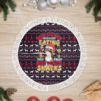 Beagle Dog They Know When You Have Snacks Christmas Tree Skirt Xmas Holiday Patterns - Wonder Print Shop