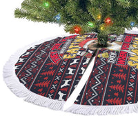 Beagle Dog They Know When You Have Snacks Christmas Tree Skirt Xmas Holiday Patterns - Wonder Print Shop