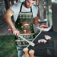 Bear Hunting and Beer Christmas Apron Xmas Holiday Patterns - Wonder Print Shop