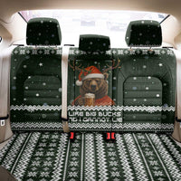 Bear Hunting and Beer Christmas Back Car Seat Cover Xmas Holiday Patterns - Wonder Print Shop