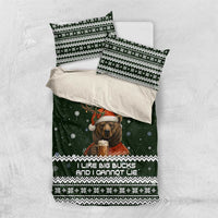 Bear Hunting and Beer Christmas Bedding Set Xmas Holiday Patterns - Wonder Print Shop