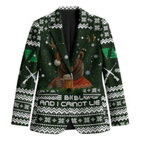 Bear Hunting and Beer Christmas Blazer Xmas Holiday Patterns - Wonder Print Shop