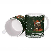Bear Hunting and Beer Christmas Ceramic Mug Xmas Holiday Patterns - Wonder Print Shop
