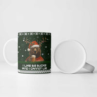 Bear Hunting and Beer Christmas Ceramic Mug Xmas Holiday Patterns - Wonder Print Shop
