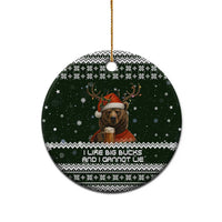 Bear Hunting and Beer Christmas Ceramic Ornament Xmas Holiday Patterns - Wonder Print Shop