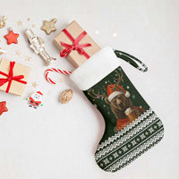 Bear Hunting and Beer Christmas Stocking Xmas Holiday Patterns - Wonder Print Shop