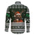 Bear Hunting and Beer Christmas Family Matching Off The Shoulder Long Sleeve Dress and Hawaiian Shirt Xmas Holiday Patterns - Wonder Print Shop