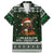 Bear Hunting and Beer Christmas Family Matching Off Shoulder Short Dress and Hawaiian Shirt Xmas Holiday Patterns - Wonder Print Shop