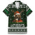 Bear Hunting and Beer Christmas Family Matching Short Sleeve Bodycon Dress and Hawaiian Shirt Xmas Holiday Patterns - Wonder Print Shop