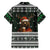 Bear Hunting and Beer Christmas Family Matching Short Sleeve Bodycon Dress and Hawaiian Shirt Xmas Holiday Patterns - Wonder Print Shop