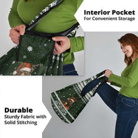 Bear Hunting and Beer Christmas Grocery Bag Xmas Holiday Patterns - Wonder Print Shop