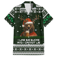 Bear Hunting and Beer Christmas Hawaiian Shirt Xmas Holiday Patterns - Wonder Print Shop