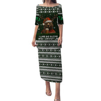 Bear Hunting and Beer Christmas Puletasi Xmas Holiday Patterns - Wonder Print Shop