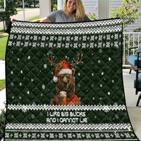 Bear Hunting and Beer Christmas Quilt Xmas Holiday Patterns - Wonder Print Shop