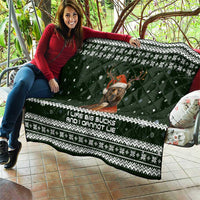 Bear Hunting and Beer Christmas Quilt Xmas Holiday Patterns - Wonder Print Shop