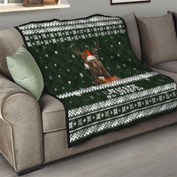 Bear Hunting and Beer Christmas Quilt Xmas Holiday Patterns - Wonder Print Shop