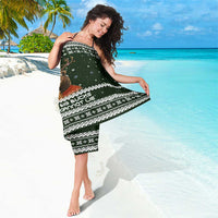 Bear Hunting and Beer Christmas Sarong Xmas Holiday Patterns - Wonder Print Shop