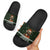 Bear Hunting and Beer Christmas Slide Sandals Xmas Holiday Patterns - Wonder Print Shop
