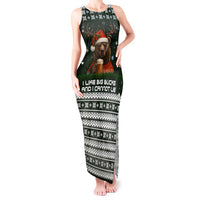 Bear Hunting and Beer Christmas Tank Maxi Dress Xmas Holiday Patterns - Wonder Print Shop