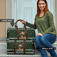 Bear Hunting and Beer Christmas Travel Bag Xmas Holiday Patterns - Wonder Print Shop