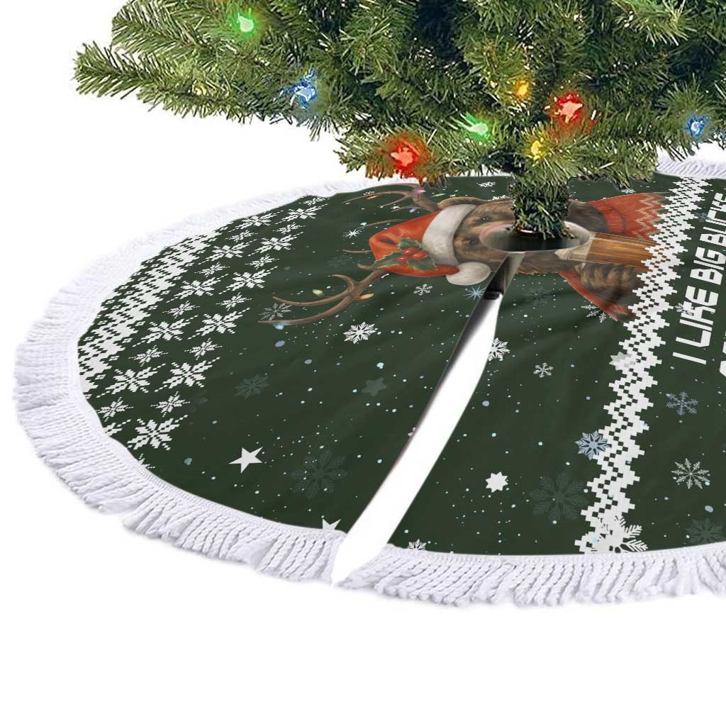 Bear Hunting and Beer Christmas Tree Skirt Xmas Holiday Patterns - Wonder Print Shop
