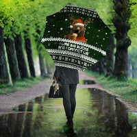 Bear Hunting and Beer Christmas Umbrella Xmas Holiday Patterns - Wonder Print Shop