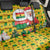 Ghana Christmas Back Car Seat Cover with Santa Ornament National Coat of Arms and Festive - Wonder Print Shop
