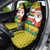 Ghana Christmas Car Seat Cover with Santa Ornament National Coat of Arms and Festive - Wonder Print Shop