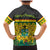 Ghana Christmas Family Matching Mermaid Dress and Hawaiian Shirt with Santa Ornament National Coat of Arms and Festive - Wonder Print Shop