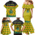 Ghana Christmas Family Matching Mermaid Dress and Hawaiian Shirt with Santa Ornament National Coat of Arms and Festive - Wonder Print Shop