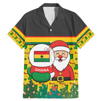 Ghana Christmas Family Matching Mermaid Dress and Hawaiian Shirt with Santa Ornament National Coat of Arms and Festive - Wonder Print Shop