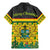 Ghana Christmas Family Matching Mermaid Dress and Hawaiian Shirt with Santa Ornament National Coat of Arms and Festive - Wonder Print Shop