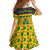 Ghana Christmas Family Matching Off Shoulder Maxi Dress and Hawaiian Shirt with Santa Ornament National Coat of Arms and Festive - Wonder Print Shop